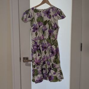Alice + Olivia Purple Floral Dress
